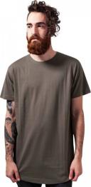 Mens Shaped Long Tee - Asphalt