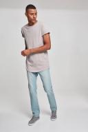 Mens Shaped Long Tee - Cloud