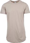 Mens Shaped Long Tee - Cloud