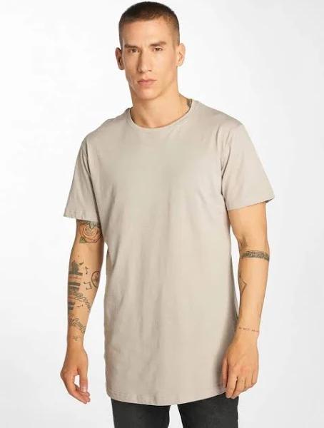 Mens Shaped Long Tee - Cloud