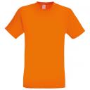 Mens Short Sleeve Casual T-Shirt (Bright Orange) (X Large)