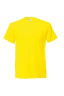 Mens Short Sleeve Casual T-Shirt Bright Yellow Mens T-Shirt