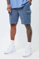 Mens Slate Blue Slim Fit Cargo Short