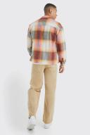 Mens Stone Baggy Rigid Bleached Jean