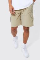 Mens Stone Elastic Bermuda Lightweight Cargo Short