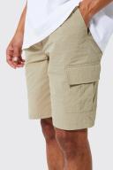 Mens Stone Elastic Bermuda Lightweight Cargo Short