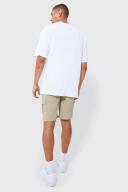 Mens Stone Elastic Bermuda Lightweight Cargo Short
