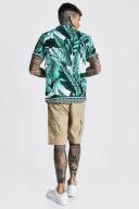 Mens Stone Elastic Waist Cargo Short