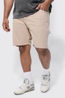 Mens Stone Plus Straight Rigid Carpenter Denim Short