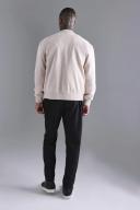 Mens Stone Suedette Bomber