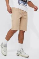 Mens Stone Tall Straight Rigid Carpenter Denim Short