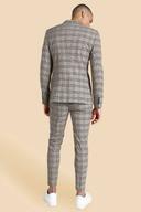 Mens Tan Single Breasted Super Skinny Suit Jacket