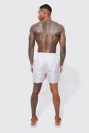 Mens Taupe Short Length Racing Swim Shorts