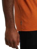 Mens Tech Lite II Short Sleeve Mountain Spice - Icebreaker Med / Black