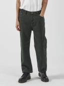 Mens Thrills Slacker Denim Jean Oil Green Tobacco Size 32