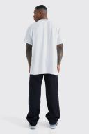 Mens True Black Baggy Rigid Jean