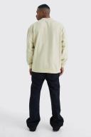 Mens True Black Relaxed Rigid Flare Jean
