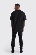 Mens True Black Skinny Stretch Jean