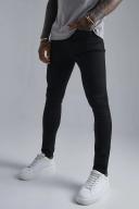 Mens True Black Super Skinny Jeans
