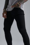 Mens True Black Super Skinny Jeans