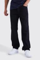 Mens True Black Tall Relaxed Rigid Jean