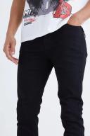 Mens True Black Tall Skinny Stretch Jean
