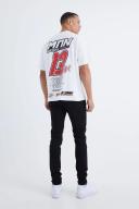 Mens True Black Tall Skinny Stretch Jean
