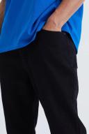 Mens True Black Tall Slim Rigid Flare Jean
