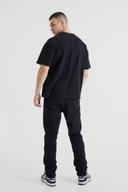 Mens True Black Tall Slim Rigid Jean