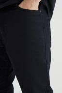 Mens True Black Tall Slim Rigid Jean