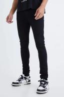 Mens True Black Tall Super Skinny Stretch Jean