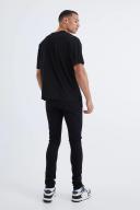 Mens True Black Tall Super Skinny Stretch Jean