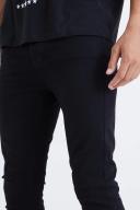 Mens True Black Tall Super Skinny Stretch Jean
