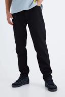Mens True Black Tall Tapered Rigid Jean