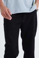 Mens True Black Tall Tapered Rigid Jean