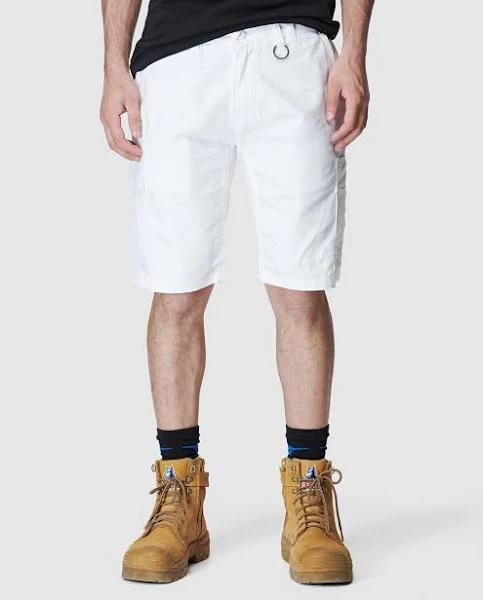 Mens Utility Short White