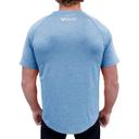 Mens UV Performance Tech Tee - Heather Blue · Comfortable Both On & in The Water · Vaikobi