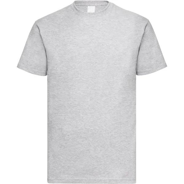 Mens Value Short Sleeve Casual T-Shirt (Grey Marl) (XX Large)