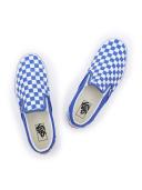 Mens Vans Classic Slip-on Color Theory Checkerboard Dazzling Blue Blue Size 4