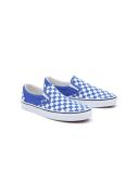 Mens Vans Classic Slip-on Color Theory Checkerboard Dazzling Blue Blue Size 4