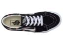 Mens Vans Sk8-Low Vans Misprint Shoe Black White Size 7