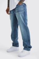 Mens Vintage Blue Relaxed Rigid Jean