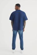 Mens Vintage Blue Skinny Stretch Jean