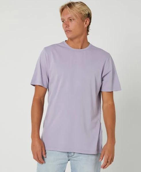 Mens Volcom AUS Wash Mens SS Tee Violet Ice Violet Ice Size XL
