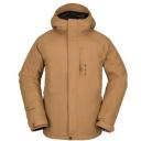 Mens Volcom Dua GORE-TEX Jacket Brown Size Medium