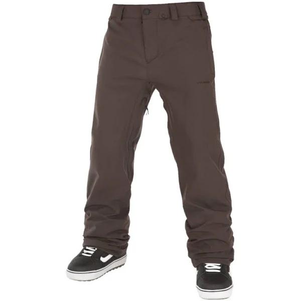 Mens Volcom Freakin Snow Chino Brown Size Large