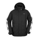 Mens Volcom Iconic Stone Snow Jacket Dark Grey Size Medium