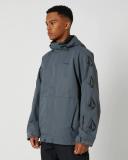 Mens Volcom Iconic Stone Snow Jacket Dark Grey Size XXL