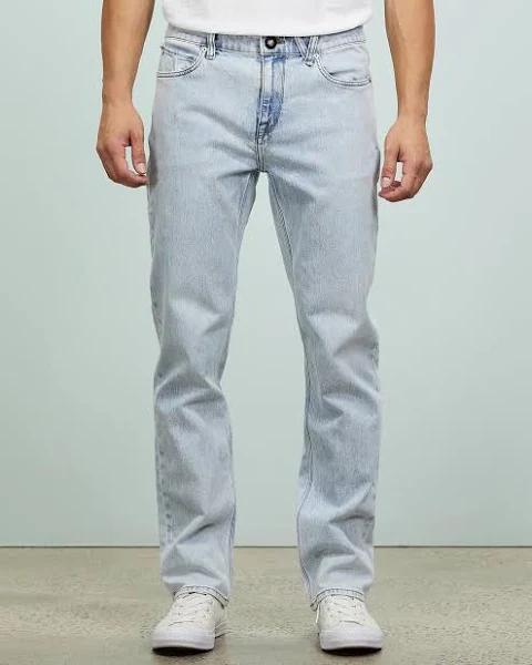 Mens Volcom Solver Jean Heavy Worn Faded Heavy Worn Faded Size 40