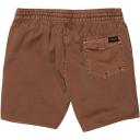 Mens Volcom Stones Hybrid Mens Elastic Waist Short Asphalt Black Size Medium